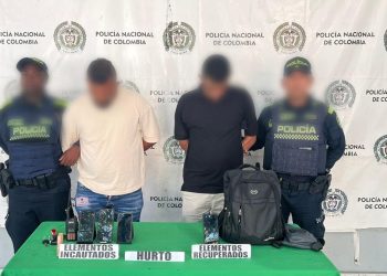 Capturan a dos presuntos ladrones que utilizaban inhibidores de señal en el norte de Barranquilla