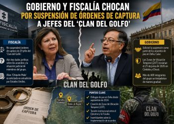 Gobierno y Fiscalía entran en tensión por suspensión de órdenes de captura contra jefes del ‘Clan del Golfo’