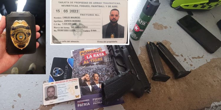 Frustran posible atentado contra Abelardo De La Espriella en Envigado: detectan a falso escolta armado