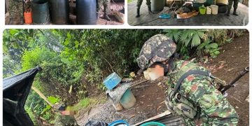 Contundente golpe al narcotráfico en Nariño: 23 laboratorios destruidos por tropas del Ejército en menos de seis días