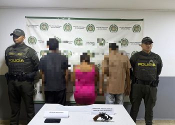Caen tres adolescentes con un revólver en sector de invasión de Sabanalarga
