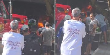 Incendio en edificio de Miramar deja varios vehículos afectados; Bomberos atienden la emergencia