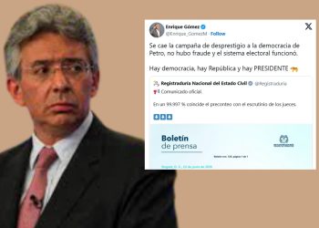Enrique Gómez asegura que el escrutinio ratificó la transparencia electoral
