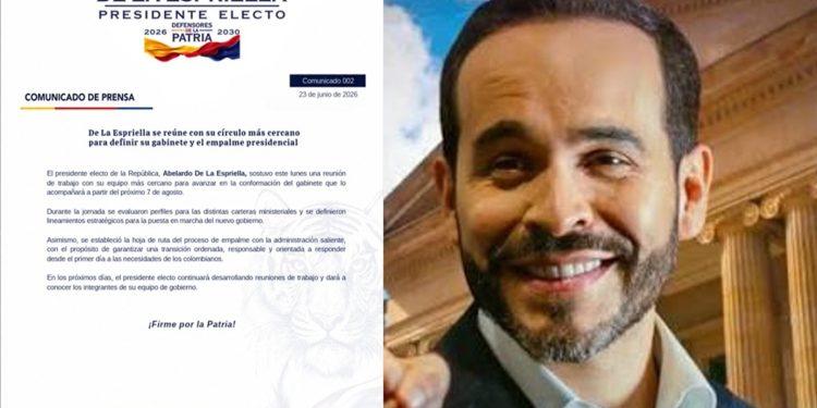 De La Espriella avanza en la conformación de su gabinete y define ruta de empalme presidencial