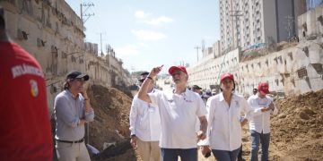 Gobernación del Atlántico intensifica frentes de obra en el tramo elevado de la Gran Vía para asegurar su entrega definitiva
