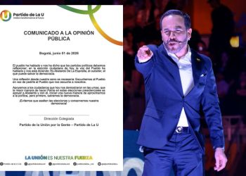 Partido de la U oficializa respaldo a Abelardo De La Espriella para la segunda vuelta presidencial