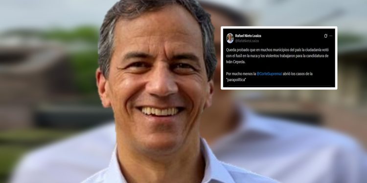 Rafael Nieto Loaiza denuncia presunta presión armada en elecciones y cuestiona al sistema judicial