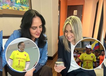 Imágenes de Petro generan controversia política por uso de la camiseta de la Selección Colombia en campaña