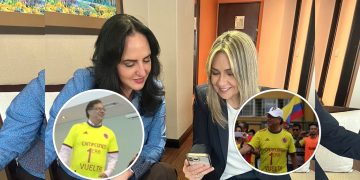 Imágenes de Petro generan controversia política por uso de la camiseta de la Selección Colombia en campaña