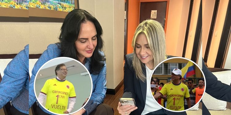 Imágenes de Petro generan controversia política por uso de la camiseta de la Selección Colombia en campaña