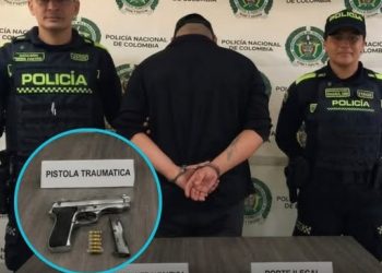 Capturan a hombre con dos armas de fuego durante operativo policial en Ciénaga