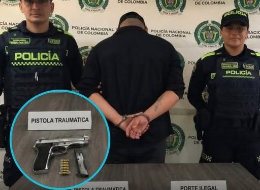 Capturan a hombre con dos armas de fuego durante operativo policial en Ciénaga
