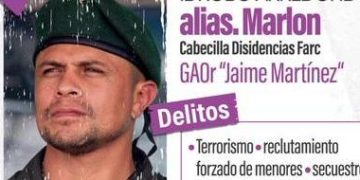Ejército abatió a alias ‘Marlon’, uno de los principales cabecillas de las disidencias de las FARC en el Cauca