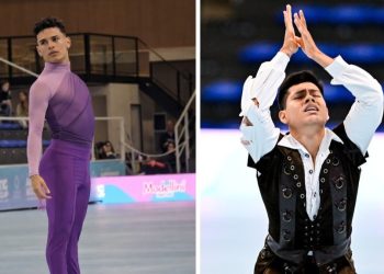 Brayan Carreño y Jeshua Folleco brillaron en la Copa Mundial de Patinaje Artístico