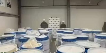 Incautan 578 kilos de cocaína ocultos en pulpa de guayaba en el puerto de Cartagena