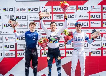 Triunfo para Diego Arboleda en la segunda válida de la Copa Mundo de BMX Racing