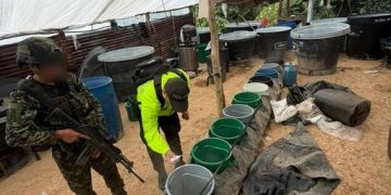 Ejército destruye nueve laboratorios del ELN e incauta cerca de dos toneladas de cocaína en Norte de Santander