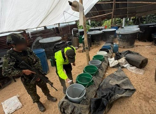 Ejército destruye nueve laboratorios del ELN e incauta cerca de dos toneladas de cocaína en Norte de Santander