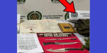Hallan material de campaña de Iván Cepeda junto a banderas del ELN tras allanamiento