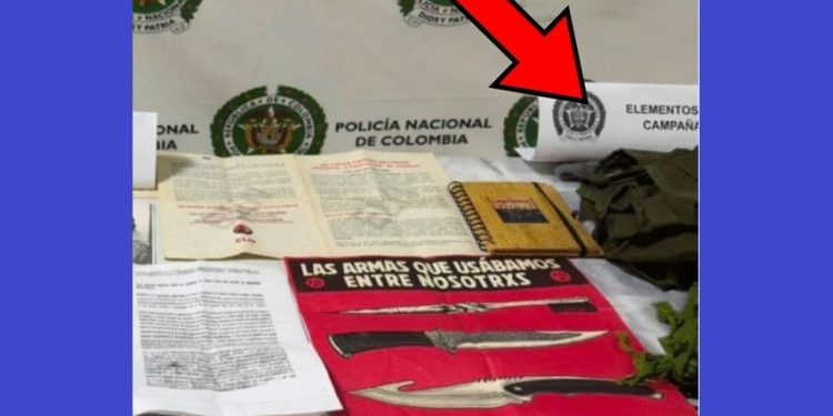 Hallan material de campaña de Iván Cepeda junto a banderas del ELN tras allanamiento
