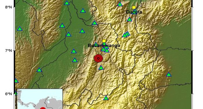 Fuerte temblor en Colombia este 17 de junio: epicentro en Santander y sacudida en varias ciudades