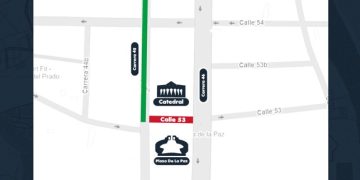 ¡Atención conductores! Cierran importante vía en la Plaza de la Paz por el Festival de la Salchipapa