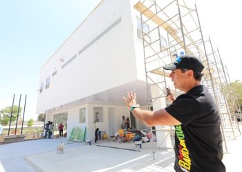 Más seguridad para los barranquilleros: alcalde Char inspeccionó avance de megaestaciones de Policía en Rebolo, Riomar, Caribe Verde y El Bosque 