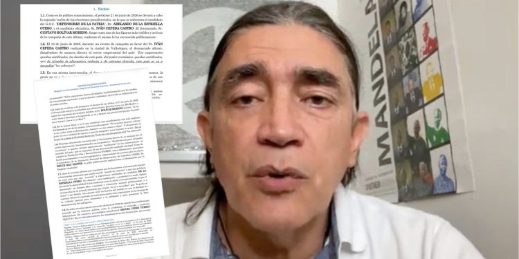 Radican denuncia penal contra Gustavo Bolívar por amenazas y constreñimiento al sufragante