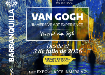 Barranquilleros vivirán la experiencia de la obra del artista Van Gogh con exhibición interactiva