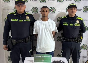 Capturan a hombre por porte ilegal de arma de fuego en Luruaco