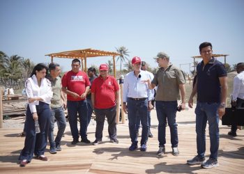 Ordenamiento de la Gobernación en playa Punta Astilleros, de Piojó, alcanza el 70 % de ejecución