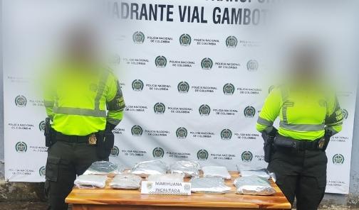 Golpe al narcotráfico en las carreteras de Bolívar: incautan más de 3.700 dosis de marihuana ocultas en un tractocamión