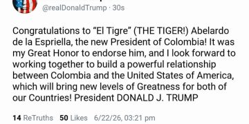 Donald Trump así felicitó a Abelardo de la Espriella y prometió fortalecer la relación entre Colombia y Estados Unidos