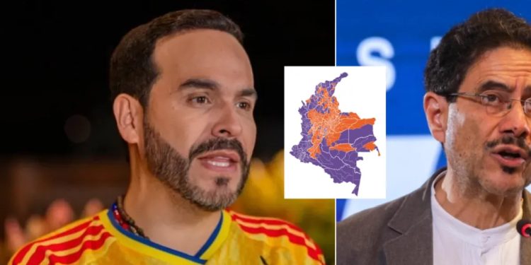 Mapa electoral de la segunda vuelta: De la Espriella dominó en 758 municipios, mientras Cepeda se impuso en los litorales