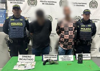 Caen dos presuntos asaltantes tras robo a mano armada en el norte de Barranquilla