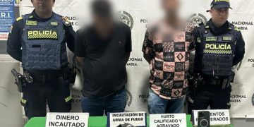 Caen dos presuntos asaltantes tras robo a mano armada en el norte de Barranquilla