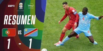 Cristiano Ronaldo tuvo un discreto debut en el empate de Portugal ante RD Congo