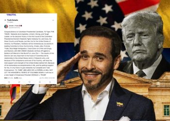 Trump redobla su respaldo a Abelardo de la Espriella y promete “todo el apoyo y la fuerza” de EE. UU.