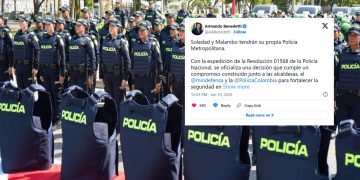 Crean Policía Metropolitana para Soledad y Malambo con sede principal en Soledad
