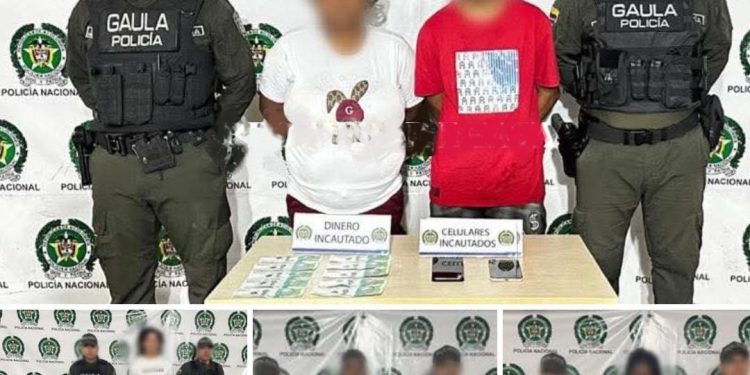 Golpe a la extorsión en Barranquilla: capturan a cinco presuntos integrantes de “Los Costeños” y “Los Pepes”