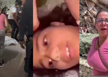 Rescatan con vida a niña que permanecía atrapada bajo los escombros tras los sismos en Venezuela