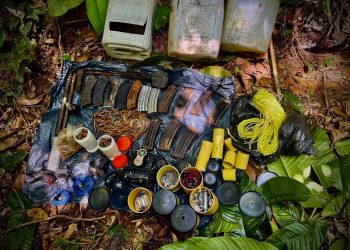 Ejército halló depósito ilegal con armas, municiones y explosivos en zona rural de Remedios, Antioquia
