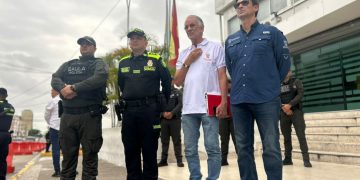 Gobernador Eduardo Verano lidera acciones con la Fuerza Pública para proteger el comercio y la tranquilidad ciudadana
