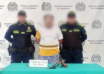 Capturan a hombre con una pistola y munición en el barrio Santo Domingo de Barranquilla