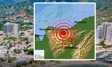Susto nocturno en Santa Marta: Sismo de baja magnitud sacude el Centro Histórico