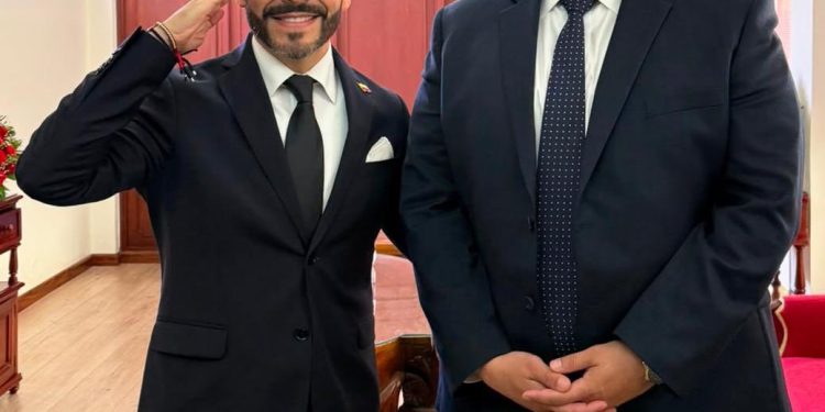 Encargado de Negocios de EE. UU. se reunió con Abelardo De la Espriella en Chiquinquirá