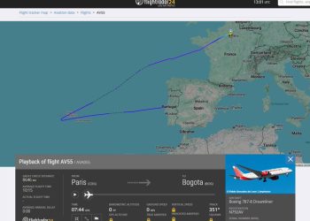 Vuelo de Avianca entre París y Bogotá declara emergencia y regresa a Europa