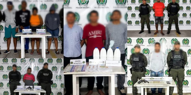 Golpe a las extorsiones en Barranquilla y Soledad: capturan a 10 presuntos integrantes de ‘Los Costeños’ y ‘Los Pepes’