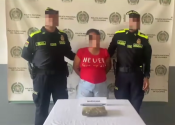 Capturada mujer en repelón por presunto tráfico de estupefacientes: incautados 250 gramos de marihuana