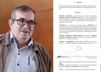 Rodrigo Londoño, ‘Timochenko’, debe certificar su regreso ante la JEP tras viaje a España